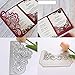 2pcs Metal Die Cuts Set,Wedding Invitation Lace Flower Border Cutting Dies Cut Template Stencils for DIY Scrapbooking Photo Album Decorative Embossing Paper Card Making Mould