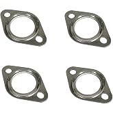 EMPI Air Cooled Bug, Metal Clad Exhaust Flange Gaskets 4Pc 98-2516-Kt | Fits Type 1 (50-79 Ghia) Type 2 (50-71) Type 3 (64-73). Set of 4 metal clad gaskets.