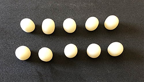 10 PCS Mini Beige Foam Covers Windscreen Windshield for Headset Lapel Microphones