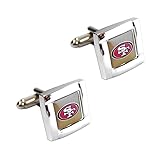 aminco NFL San Francisco 49ers Square Cufflinks