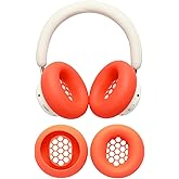 Silicone Case Compatible with CMF by Nothing Headphone Pro,Ear Pad Case Cover Soft Protective Shockproof Cover for CMF Headphone Pro Accessories.-Oranger