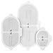 1byone TENS Replacement Electrode Pads, Reusable, Self-Adhering - 3pcs