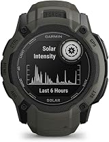 Garmin Instinct 2X Solar 50mm GPS Smartwatch Rugged Health Sports Moss view 2