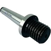 BLUEFOX TOOLS Woodworking Live Tailstock Chuck Adapter 1"x8 TPI with MT2 | New Arbor for Various Drill &amp; Milling Machines, Boring Lathes, Perfect for Holding Spindle, High Grade, 2MT Morse Taper Shank