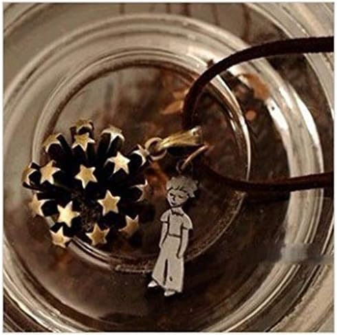 Women's Necklace Jewellery WJsbxx Pendants Novelty Necklets Star Vintage Flower The Little Prince Necklace Long Sweater Chain Necklaces Novelty Jewellery Pendant Statement Necklets