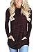 Bdcoco Women's Cowl Neck Long Sleeve Casual Tunic Sweatshirt Pullover Tops