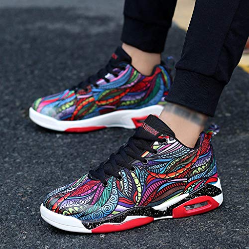 516NkikgbcL Zapatillas para Hombre - Zapatos Deportes Baloncesto Senderismo Running Andar Zapatos Amortiguadores de Colchón de Aire… Zapatillas para Hombre - Zapatos Deportes Baloncesto Senderismo Running Andar Zapatos Amortiguadores de Colchón de Aire… - Imagen 6