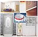 TRSCIND 2 Pack Door Draft Stopper Under Door Insulator Door Draft Stopper, Door Noise Stopper and Soundproofing Door Weather Stripping (White 2