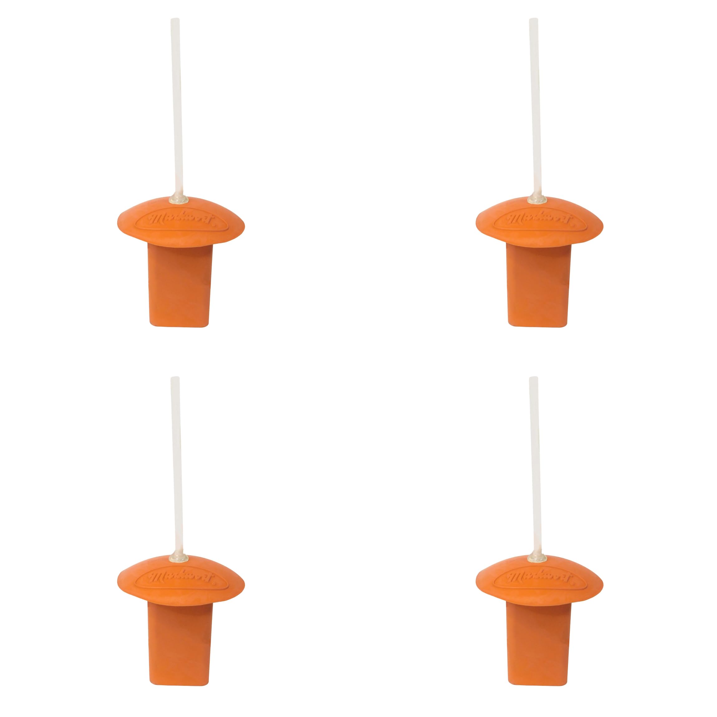 Photo 1 of Markwort Base Plug with Indicator-4 pack-Orange Rubber Base Plug with Single Indicator