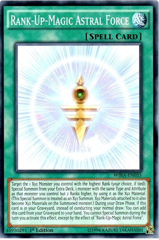 Yu-Gi-Oh! - Rank-Up-Magic Astral Force - WIRA-EN055 - Common - 1st Edition (WIRA-EN055) - Wing Raiders - 1st Edition - Common