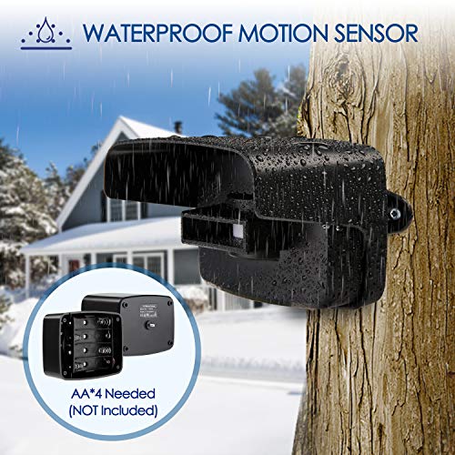 Wireless Driveway Alarm, KINGWANT Driveway Motion Sensor Alarm Long