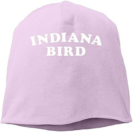 Unisex Indiana Bird Keep Warm Edging Knitted Hat Beanies Caps