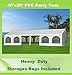 DELTA Canopies 40'x20' PVC Party Tent - Fire Retardant Heavy Duty Wedding Canopy Shelter - with Storage Bags