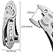 Sportsmax Multifunctional Stainless Steel Construction Tool Set Adjustable Wrench Jaw Screwdriver Pliers Knife for Emergency Equipment and Survival Gear