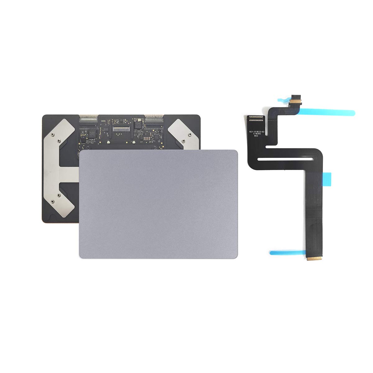 ICTION New Touchpad Trackpad For Macbook Air 13'' A1932 Trackpad with Flex Cable 2018 Year Space Gray Color