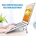 2 IN 1 USES Laptop Stand for Desk, Vertical Laptop Stand Holder riser, Laptop Dock fit for Computer MacBook pro Accessories and Tablet Ipad Stand Compatible with All Universal 10-17”Notebook& Tabletsthumb 2