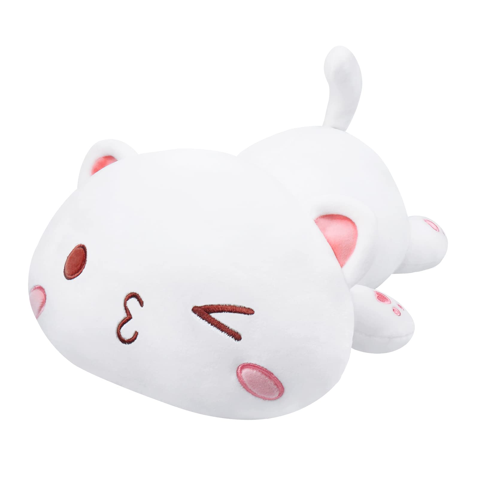 Large Cat Plush Pillow Stuffed Animal Cuddly Toys Cuddling Cute Plush Kawaii Simulation Cushion Doll Cuddle Pillow Cushion Toys Soft Cat for Friends, Stuffed Animal Pillows 19.6 in