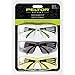 Peltor Sport SecureFit 400 Eye Protection, Multi Shaded 3 Pack (Clear/Amber/Gray), High Impact Resistant, Blocks 99.9% UV, Anti-Fog, Scratch Resistant Lenses, Low Profile Safety Glasses (SF400-P3PK-6)