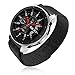 V-MORO Milanese Strap Compatible with Gear S3 Frontier Bands/Galaxy Watch 46mm Band 22mm Black Loop Mesh Stainless Steel Metal Bracelet for Samsung Galaxy Watch 46mm/Gear S3 Smartwatch 6.3