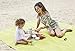 COSOON Beach Mat Sand Proof Rug Picnic Blanket - Sand Dirt & Dust disapper! - Fast Dry, Easy to Clean Perfect for the Beach, Picnic, Camping, Outdoor Events