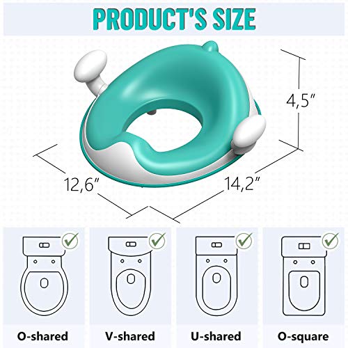 Potty Seat for Toilet with Safety Handles Toddler Toilet Seat for
