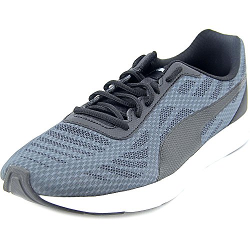 PUMA Men's Meteor Running Shoe, Asphalt/Puma Black/Patent, 10 M US