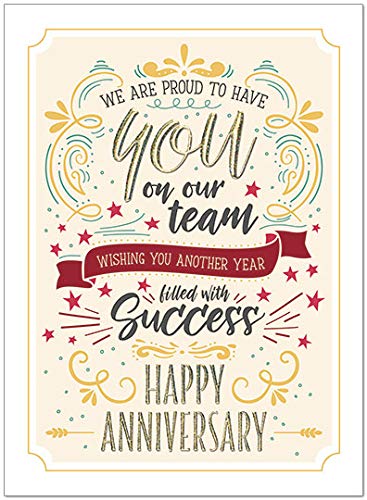 25 Employee Anniversary Cards Modern T Buy Online In Cambodia At Desertcart