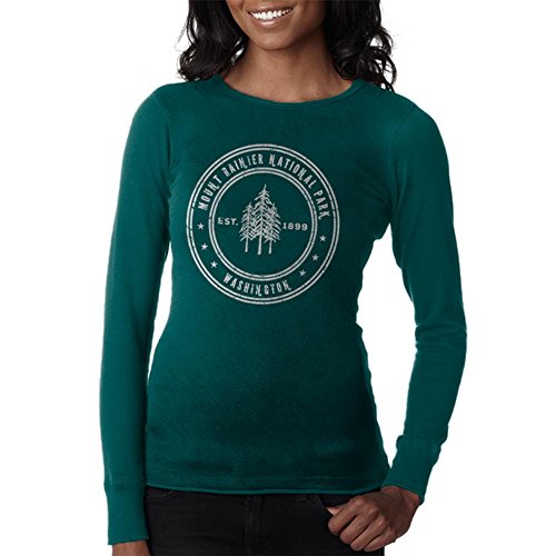 Mount Rainier National Park Juniors Long Sleeve Thermal