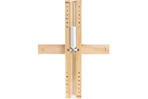 SuLiao Sauna Hourglass Sand Timer 15 Minute: Wood White Sand Clock,Large Sand Watch 15 Min, Reloj De Arena, Rotating Heat Resistant Wooden Hour Glass Sandglass for Sauna Room