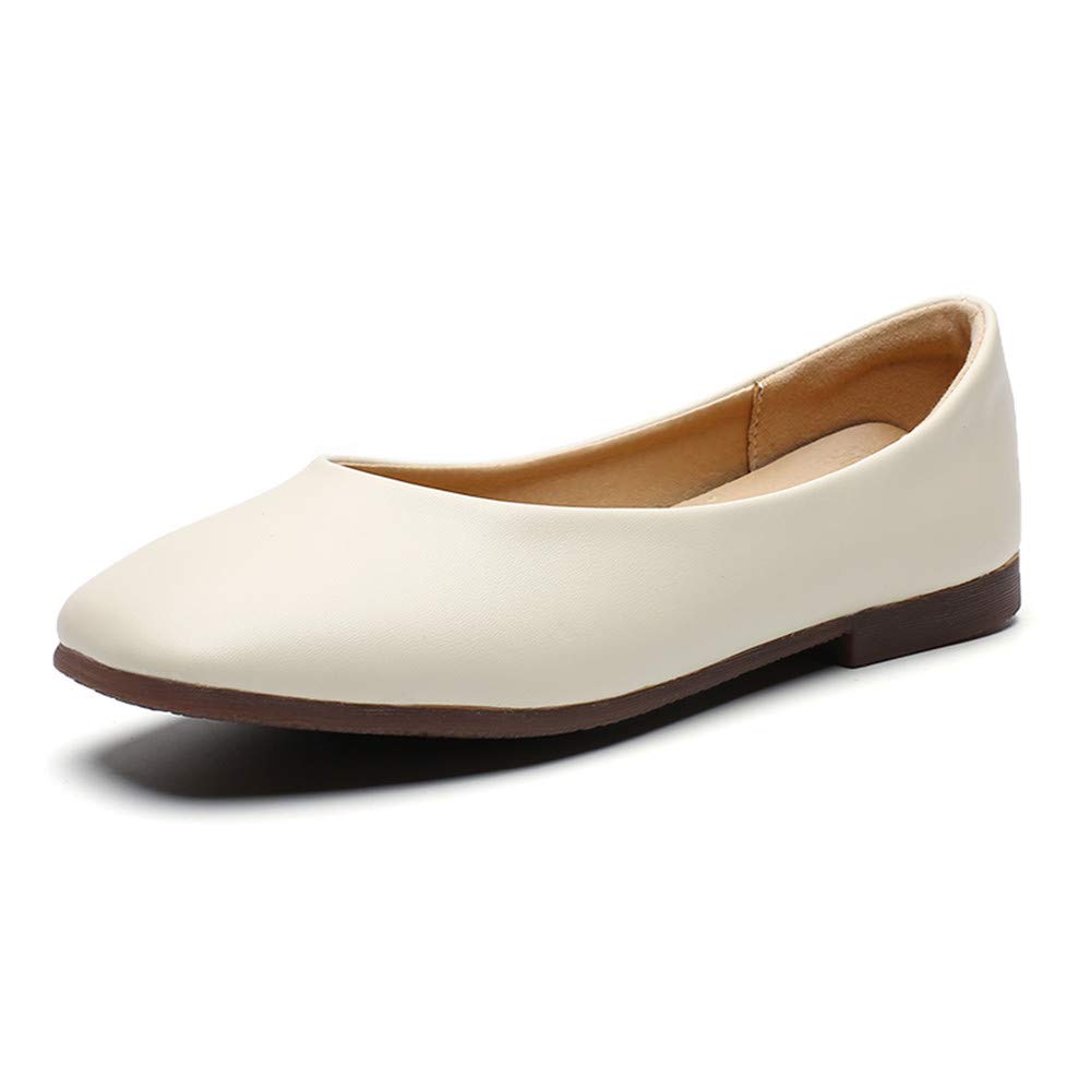 Mua Rakuji ぺたんこ パンプス レディース パンプス ローヒール フラット 足囲3e フォーマル パンプス 痛くない 歩きやすい オフィス 通勤 リクルート 黒 白 Tren Amazon Nhật Chinh Hang Fado