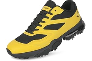 THESTRON New Men Golf Shoes 8 Spikes Professional Outdoor Golf Sport Sneaker for Men