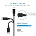 ONSON USB Type C Cable, 4Pack 3FT 6FT 6FT 10FT Nylon Braided USB A to USB C Charger Cable Fast Charging Cord for Samsung Galaxy Note 8 S8 Plus, LG G5 G6 V30, HTC 10, Nexus 5X/6P,Google Pixel XL -Black