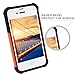 iPhone 4S Case, iPhone 4 Case, CHTech Fashion Shockproof Durable Hybrid Dual Layer Armor Defender Protective Case Cover for Apple iPhone 4S/4 (Orange)