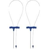 Soulchen 2 Pcs IKEJIME KIT Ike Jime Tools Ikijime Fish Spike with Stainless Steel Wire, Works for Medium Sized Fish Like Yellowtail, Sea Bass and Bream(Blue)