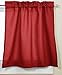 Lorraine Home Fashions Ribcord Tier Curtain Pair, 54-Inch x 36-Inch, Wine
