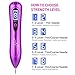 Mole Removal Pen, ViFor Skin Tag Remover with LCD Display & 8 Strength Levels Spot Eraser Pen for Body Facial Freckle Nevus Warts Age Spot Tattoo Remover Machine