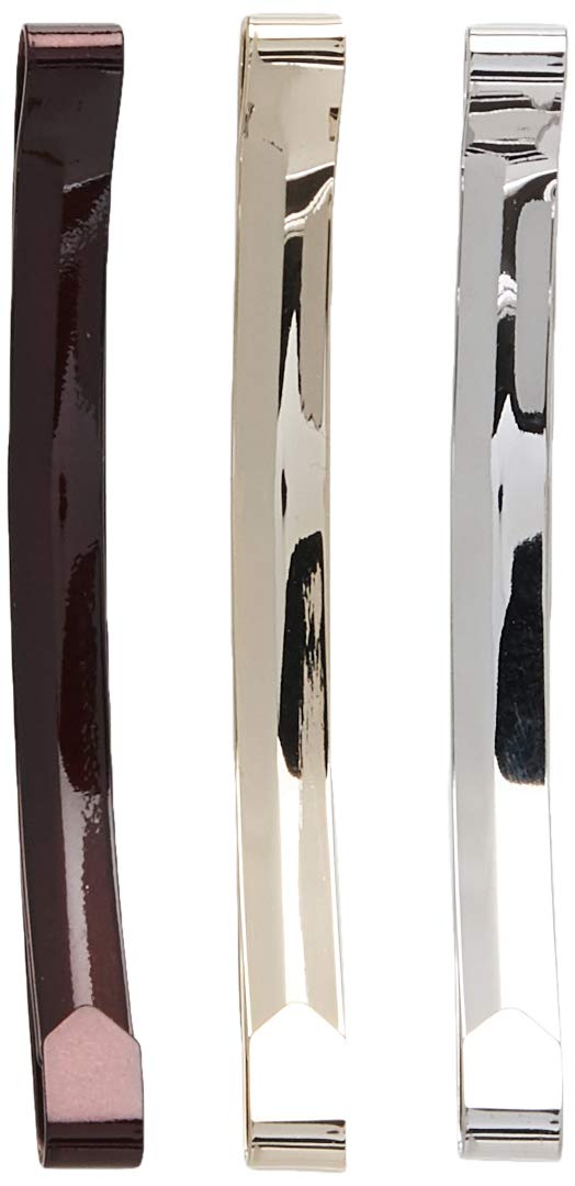 Goody Hair Barrettes, Metal, Assorted Colors, 3-Count (1942289) : Hair Barrettes : Beauty