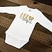 Girls One-Derful 1st Birthday Onesie Glitter Gold Baby onesie for 1st Birthday Outfit