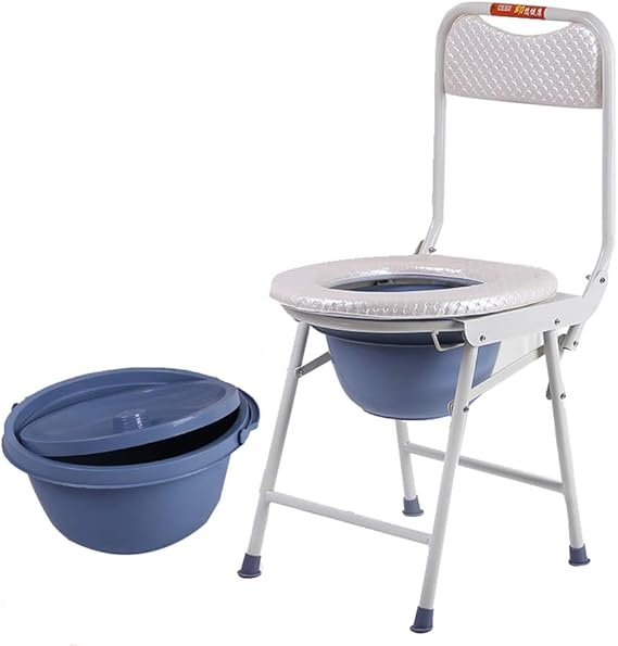 Toilet chair Silla Inodoro portátil, Silla de Ducha, Uso Pesado, 300 LB