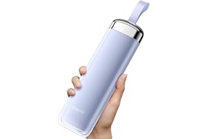 ideerfit Stylish 7 Day Pill Organizer, Dual-Finish Soft-Touch Matte with Plated Accent, Travel Pill Case with Moisture Protec