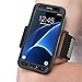 Galaxy S7 Armband, SUPCASE Easy Fitting Sport Running Armband with Premium Flexible Case Combo for Samsung Galaxy S7 2016 Release (Black)