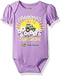 John Deere Baby Girls' Bodyshirt, English Lavender, 3/6M