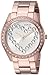 GUESS Women's Stainless Steel Crystal Heart Watch, Color: Rose Gold-Tone (Model: U1061L2)