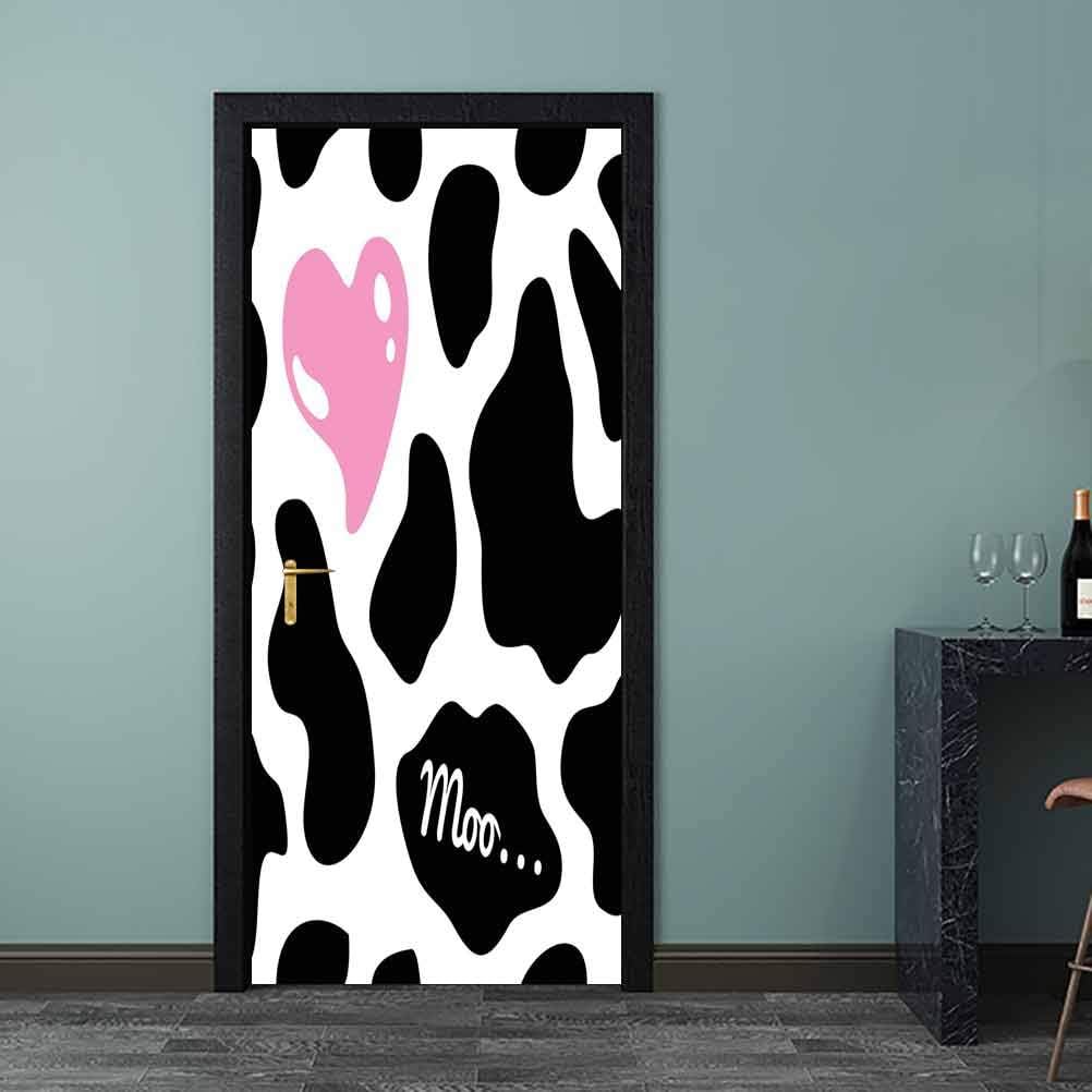 Amazon Com Cow Print Mural Wall Stickers Camouflage Hide Pattern In Black And White With Cute Pink Heart Shape Moo 3d Door Wallpaper Sticker Self Adhesive Removable Art Pink Black White 30 X Amazon Com Cow Print Mural Wall Stickers Camouflage Hide Pattern In Black And White With Cute Pink Heart Shape Moo 3d Door Wallpaper Sticker Self Adhesive Removable Art Pink Black White 30 X
