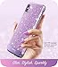 i-Blason Cosmo Full-Body Bumper Case for iPhone Xs (2018) / iPhone X (2017), Purple Glitter, 5.8
