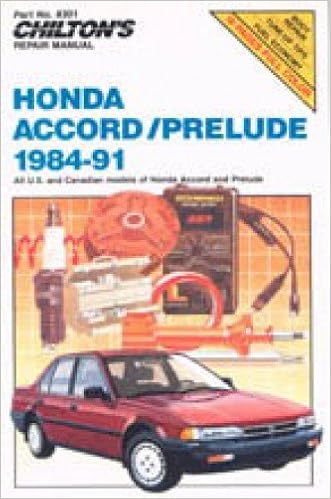 Honda Accord 1985 Download Repair