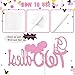 Twodles Cake Topper- Pink Glitter Minnie Inspired Cake Decor Girl Second Birthday Party Supplies