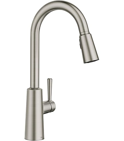 モーエン MoenConneaut 87801SRS [Conneaut スポットレジストステンレス ワンハンドル ハイアーク プルダウン キッチン用水栓] Moen Kitchen Faucet Pull-Down Steel Sombra