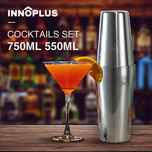 Cocktail Shaker, Cocktailset, Cocktail Set, Boston Shaker 750ML 550ML Barkeeper, Cocktail Shakers Barzubehör Edelstah… – Bild 3