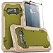 Zizo Proton 2.0 Series Compatible with Samsung Galaxy Note 8 Case Military Grade Drop Tested with Tempered Glass Screen Protector TAN CAMO Green